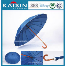 Tissu de revêtement en argent Prix à bas prix Blue Straight Umbrella